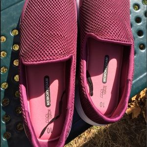 Danskin Cool Wave Memory foam slip on shoes.